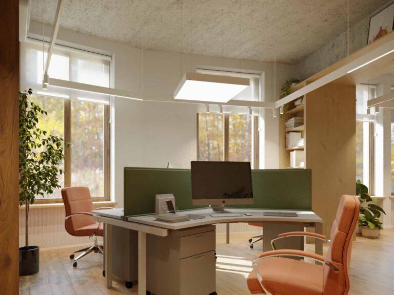 randarile 3D pentru apartamente - living modern